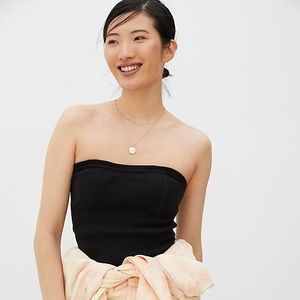 NWT Anthropologie Classic Tube Top in Black